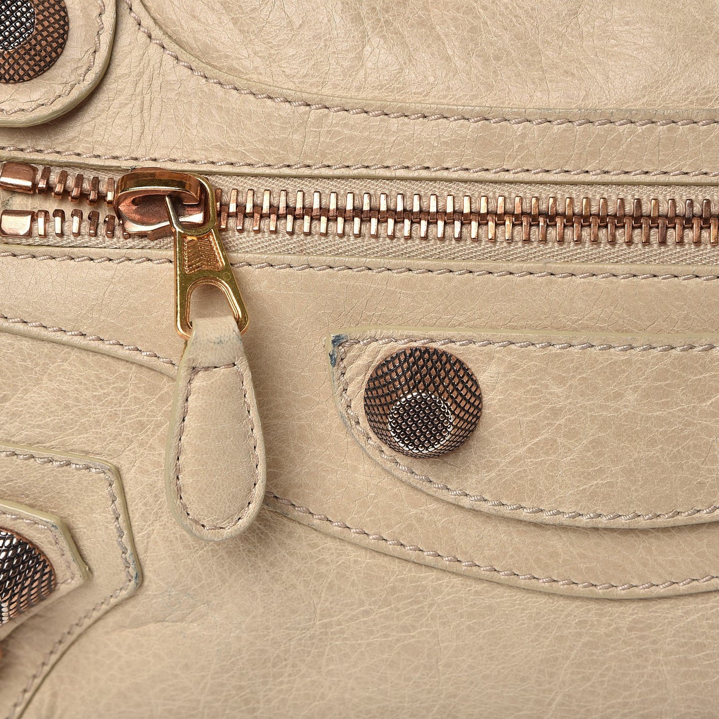Agneau Giant 21 Rose Gold Hardware City Praline