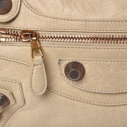 Balenciaga Agneau Giant 21 Rose Gold Hardware City Praline 12 of 17