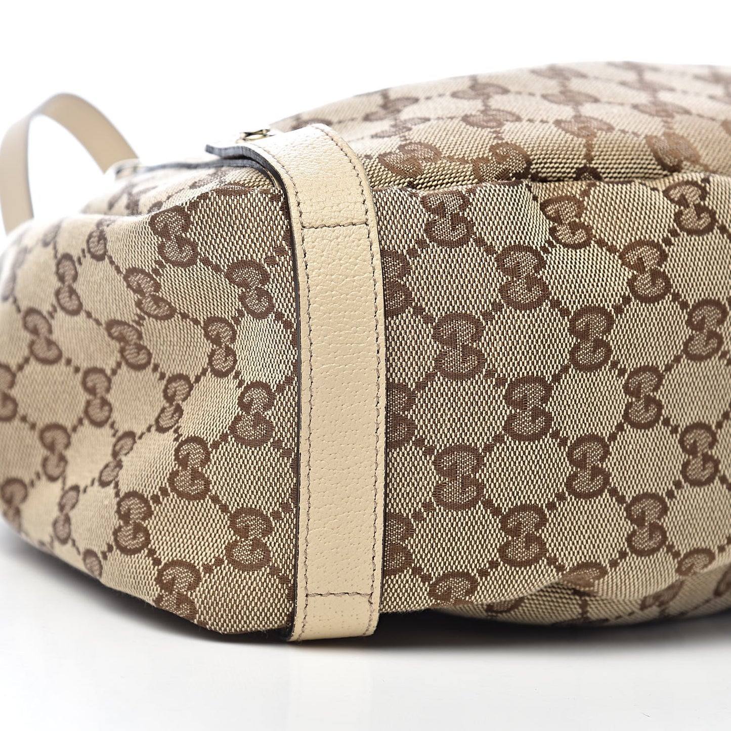Monogram Medium Abbey Shoulder Bag Off White