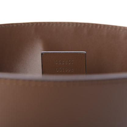 Gucci Boarded Plutone Calfskin Medium Arli Shoulder Bag Nocciola 9 of 9