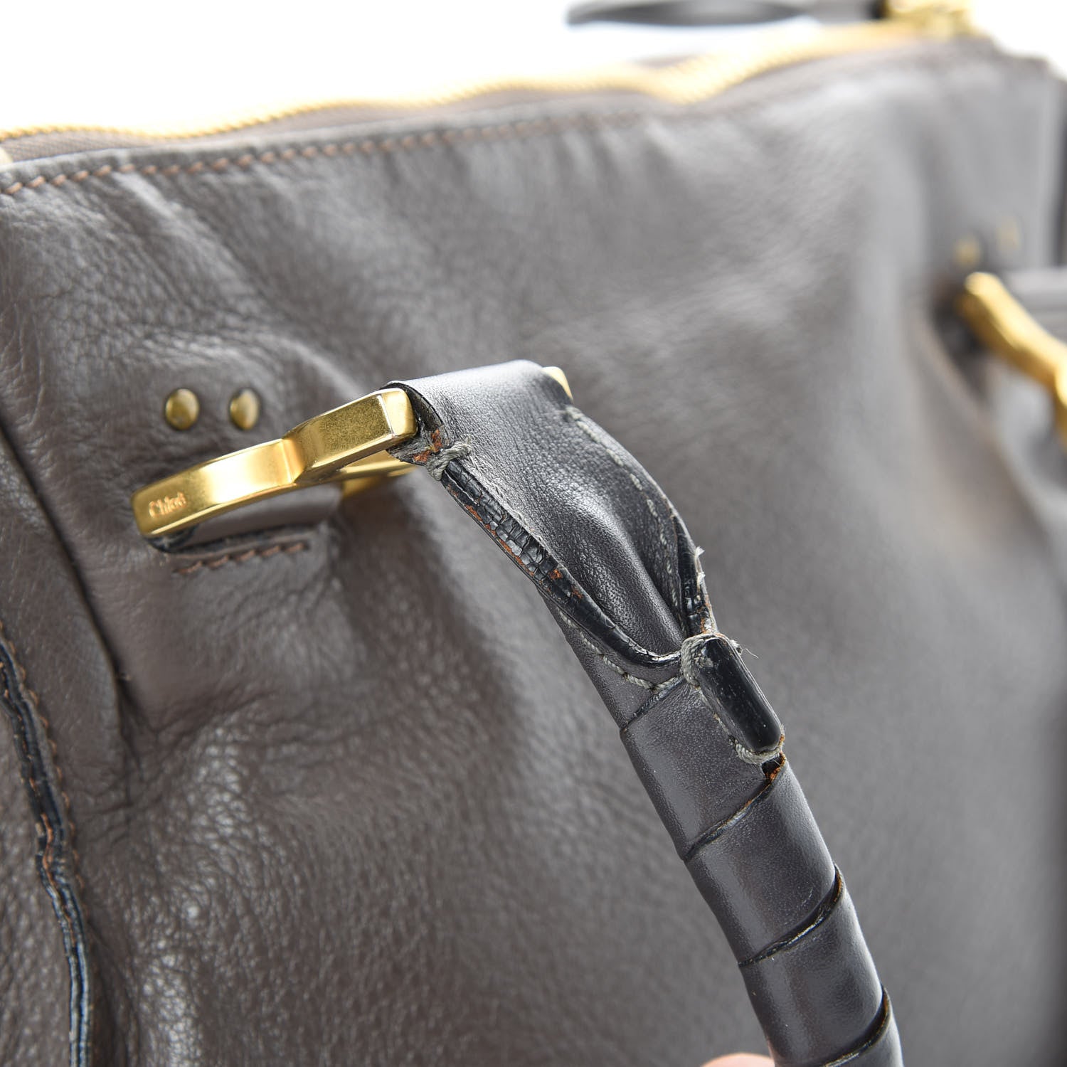 Chloe Calfskin Medium Marcie Satchel Ash 14 of 18