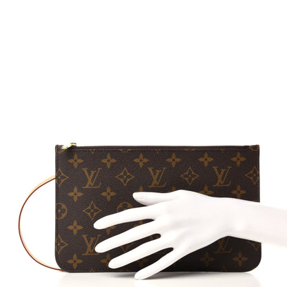 Louis Vuitton Monogram Neverfull MM GM Pochette 2 of 8