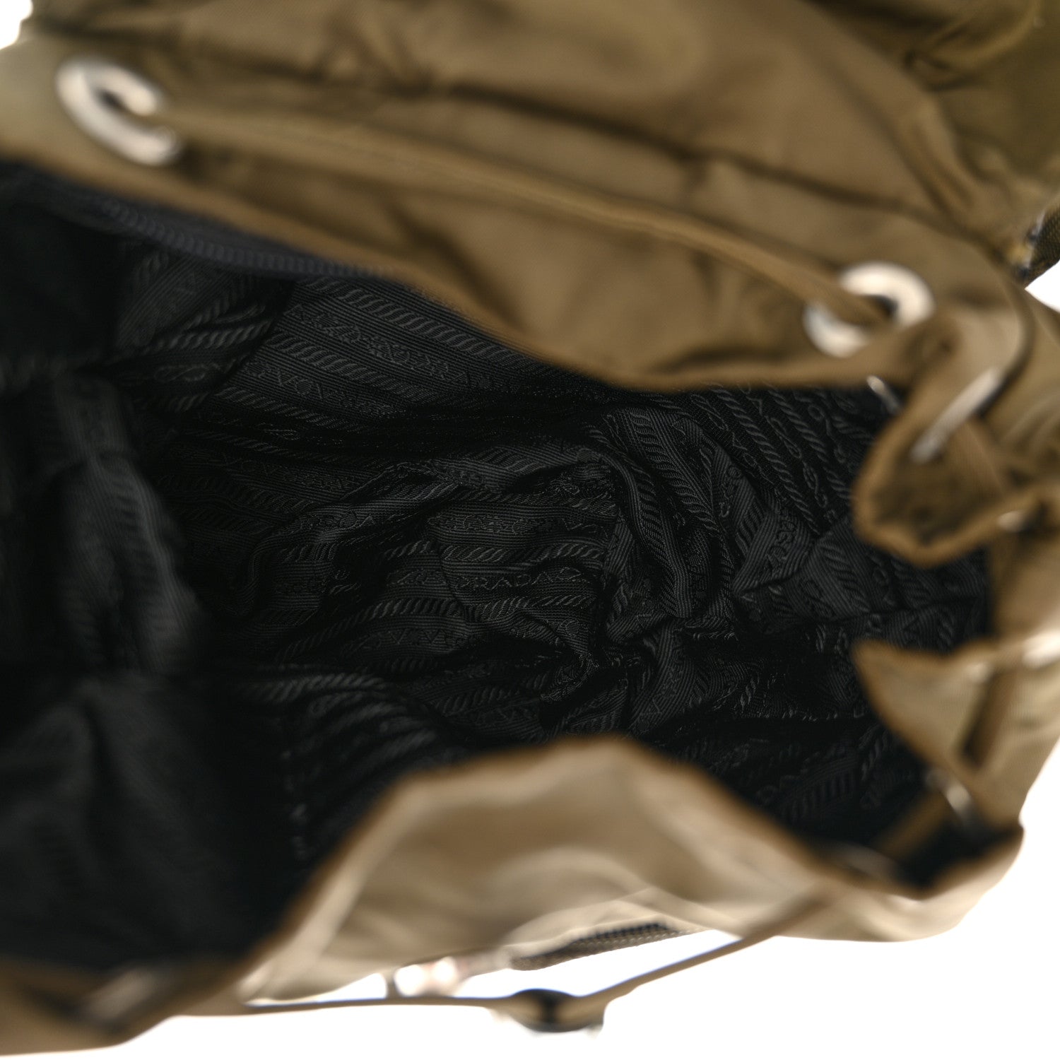 Prada Nylon Vela Small Backpack Militare 5 of 10