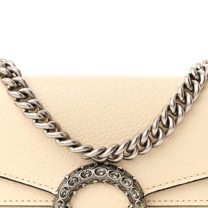 Gucci Textured Calfskin Crystal Mini Dionysus Shoulder Bag Mystic White 8 of 10