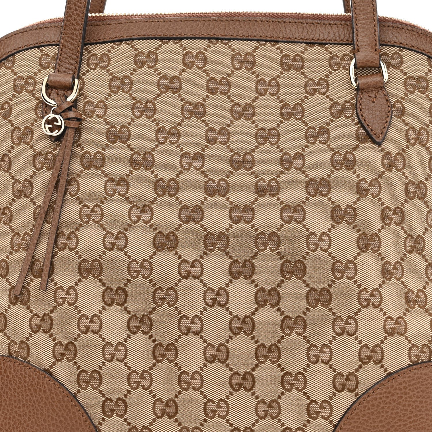 Gucci Monogram Medium Bree Shoulder Bag Beige Tabacco 8 of 10