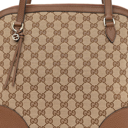 Gucci Monogram Medium Bree Shoulder Bag Beige Tabacco 8 of 10
