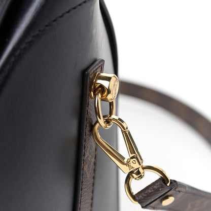 Louis Vuitton Calfskin Monogram Speedy Doctor 25 Black 6 of 7