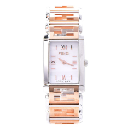 Fendi Stainless Steel 25mm Forever Tank Two Tone Quartz Watch 1 of 10
