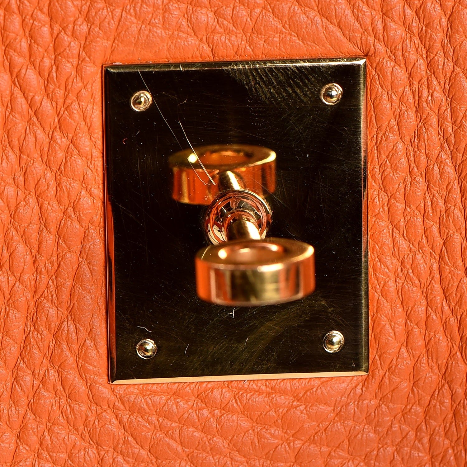 Hermes Taurillon Clemence Birkin 30 Orange 25 of 39