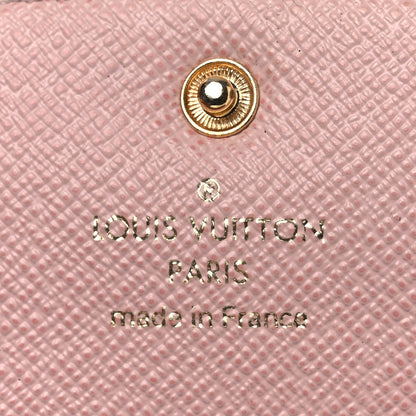 Louis Vuitton Damier Azur Emilie Wallet Rose Ballerine 6 of 12
