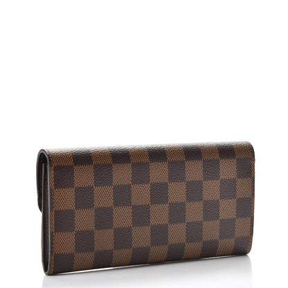 Louis Vuitton Damier Ebene Emilie Wallet 3 of 10
