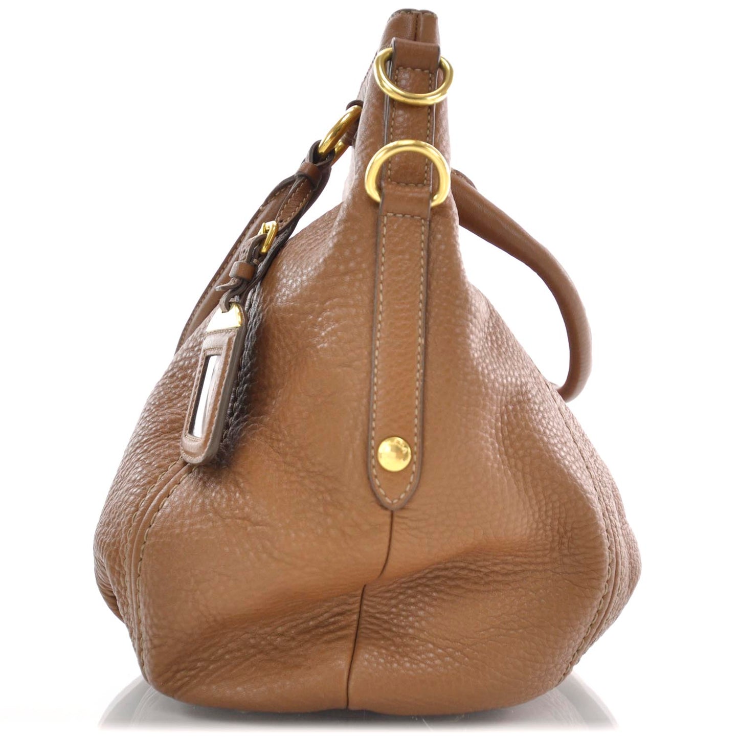 Vitello Daino Tote Brandy
