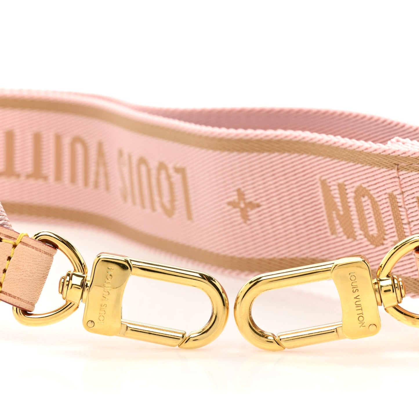 Monogram Multi Pochette Accessories Bandouliere Shoulder Strap Rose Clair