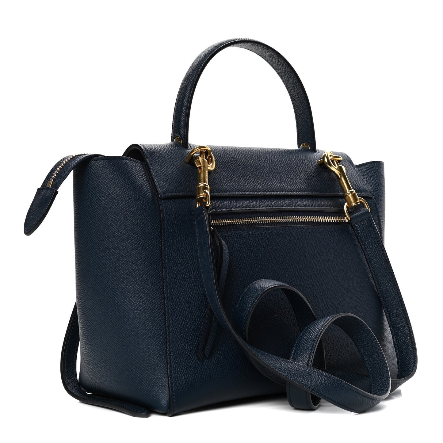Grained Calfskin Micro Belt Bag Midnight
