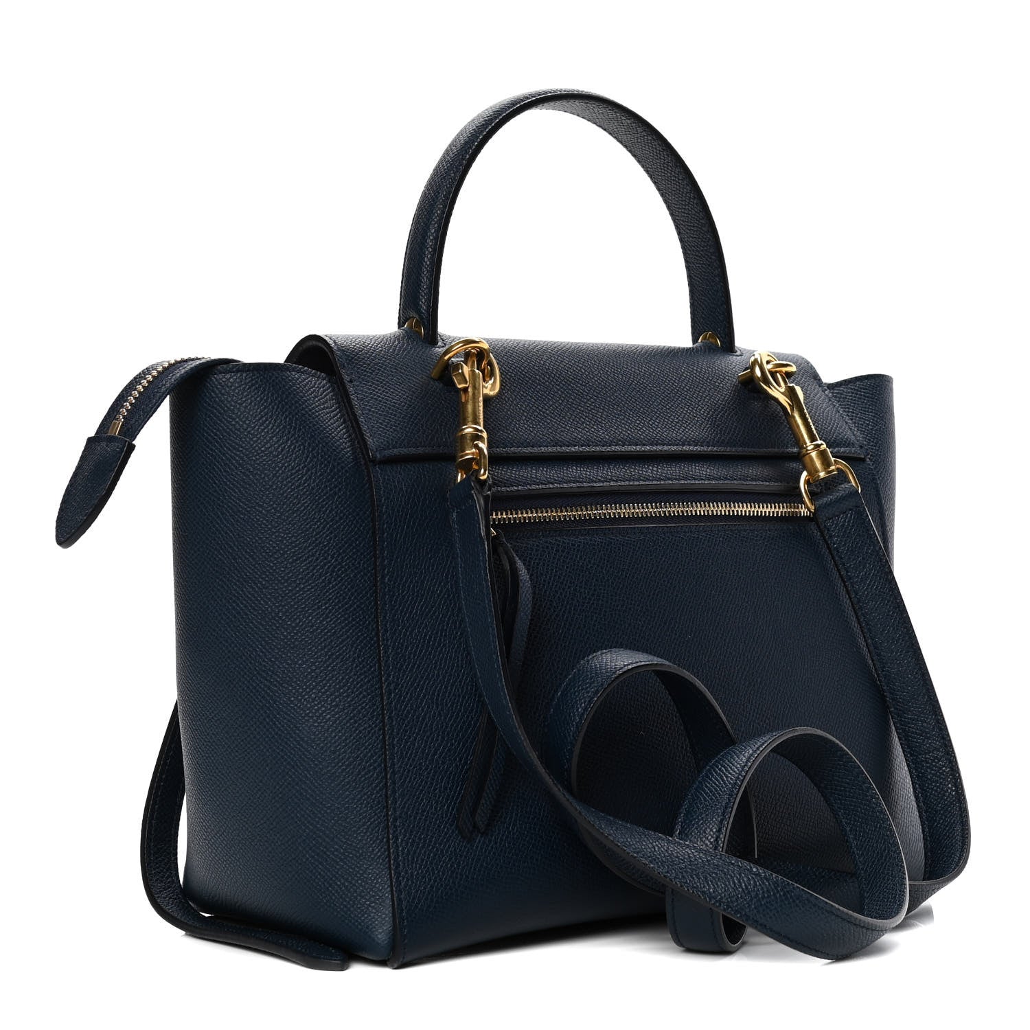 Celine Grained Calfskin Micro Belt Bag Midnight 6 of 11