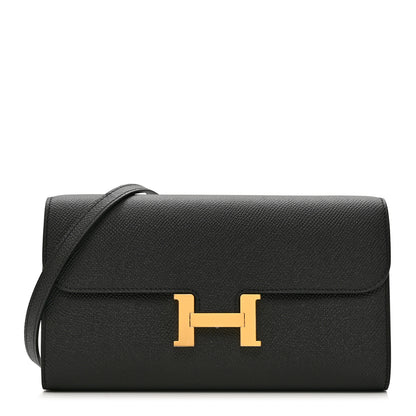 Hermes Epsom Constance Wallet To Go Black 1 of 6