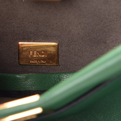 Fendi Shiny Nappa Micro Peekaboo Iconic Satchel Verde Smeraldo 8 of 11
