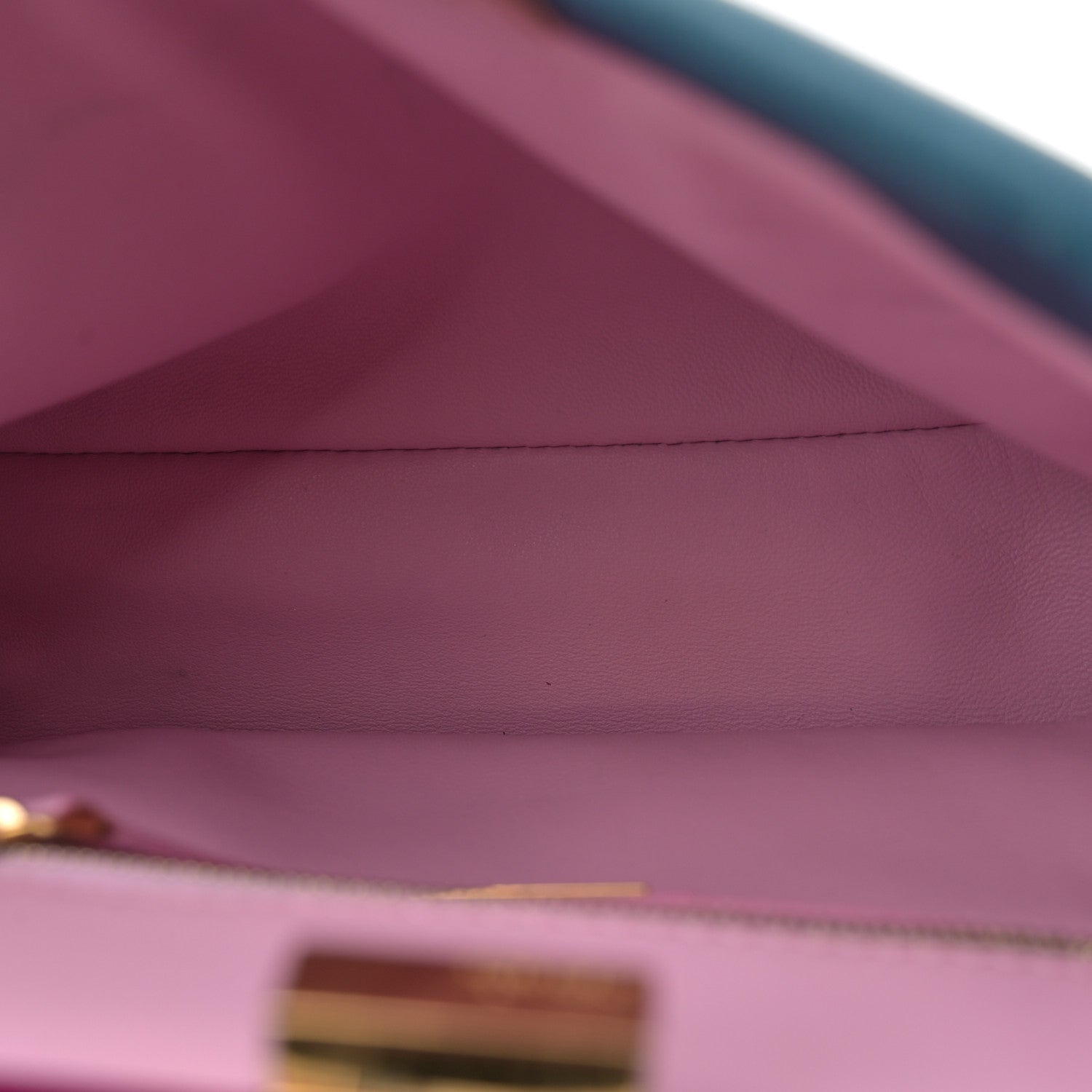 Fendi Nappa Colorblock Mini Peekaboo Iconic Satchel Iris Magenta Bubblegum 5 of 12