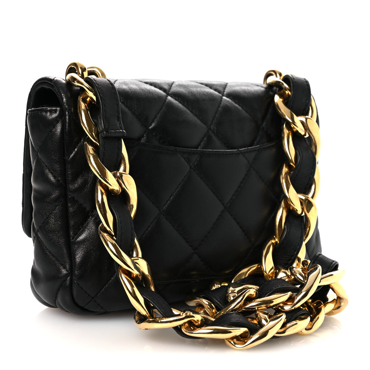 Chanel Lambskin Quilted Small Funky Town Flap Black 4 of 25