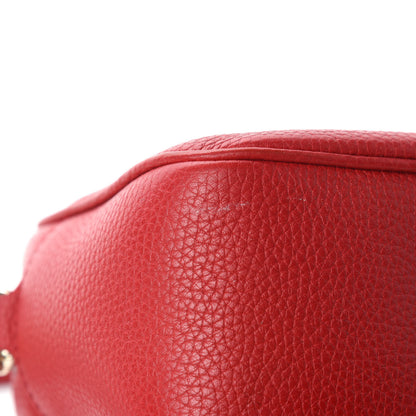 Gucci Pebbled Calfskin Small Soho Disco Bag Tabasco Red 8 of 13