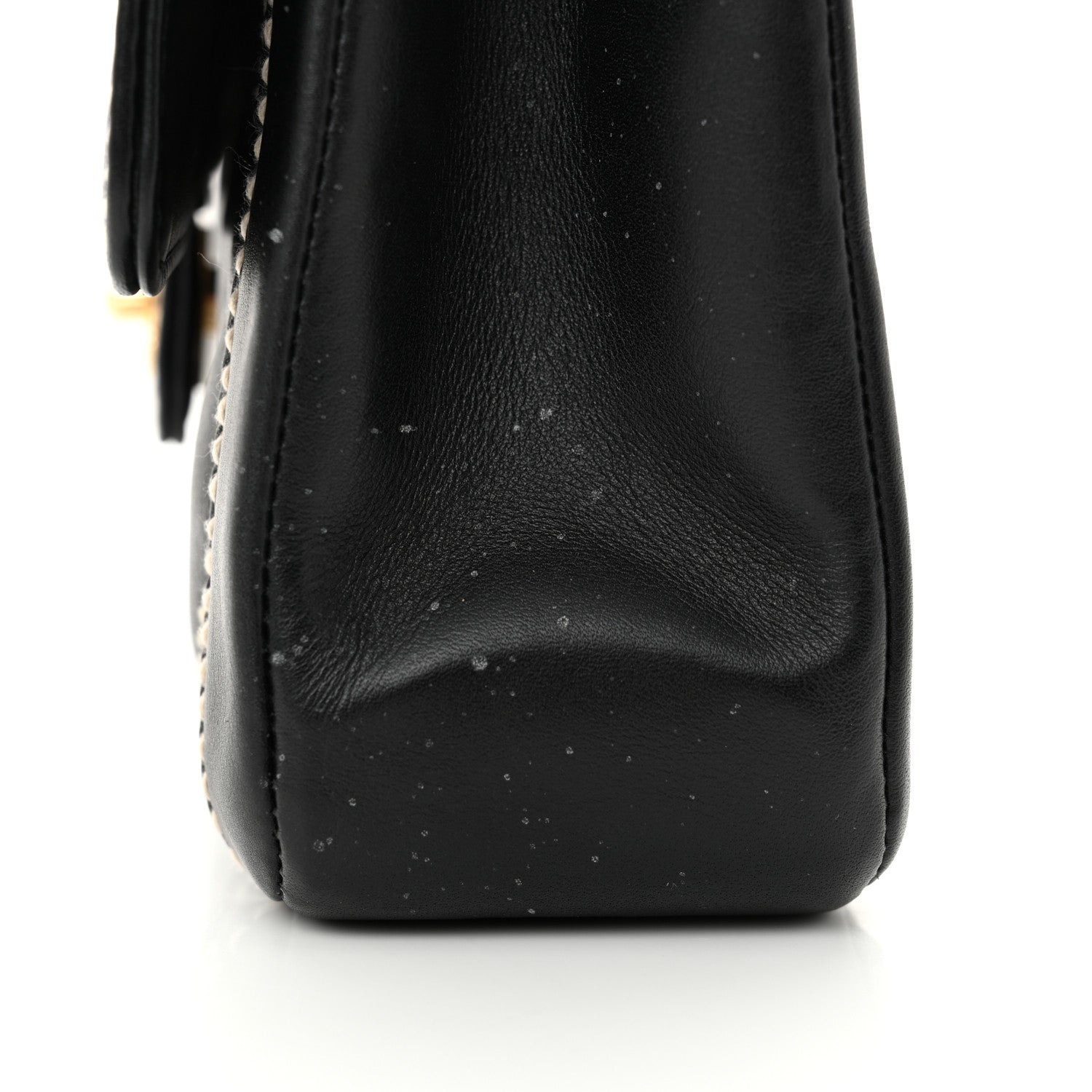 Chanel Calfskin Quilted Wild Stitch Flap Black 13 of 13