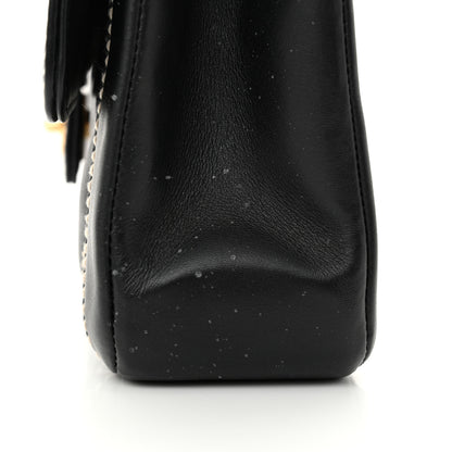 Chanel Calfskin Quilted Wild Stitch Flap Black 13 of 13