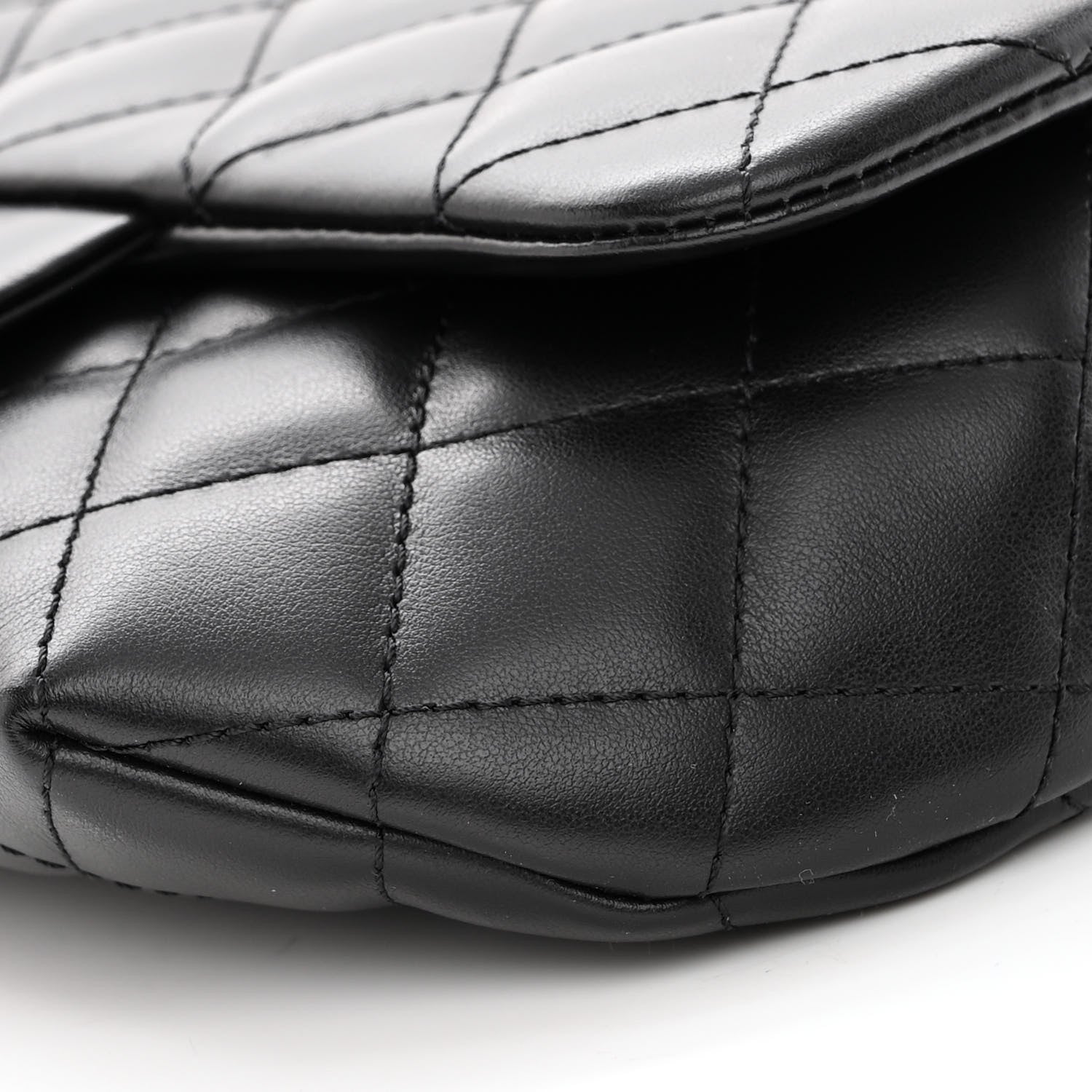 Chanel Calfskin Quilted CC Uniform Flap Belt Bag Black 9 of 9