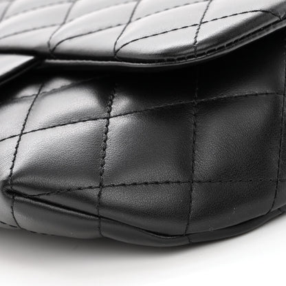 Chanel Calfskin Quilted CC Uniform Flap Belt Bag Black 9 of 9