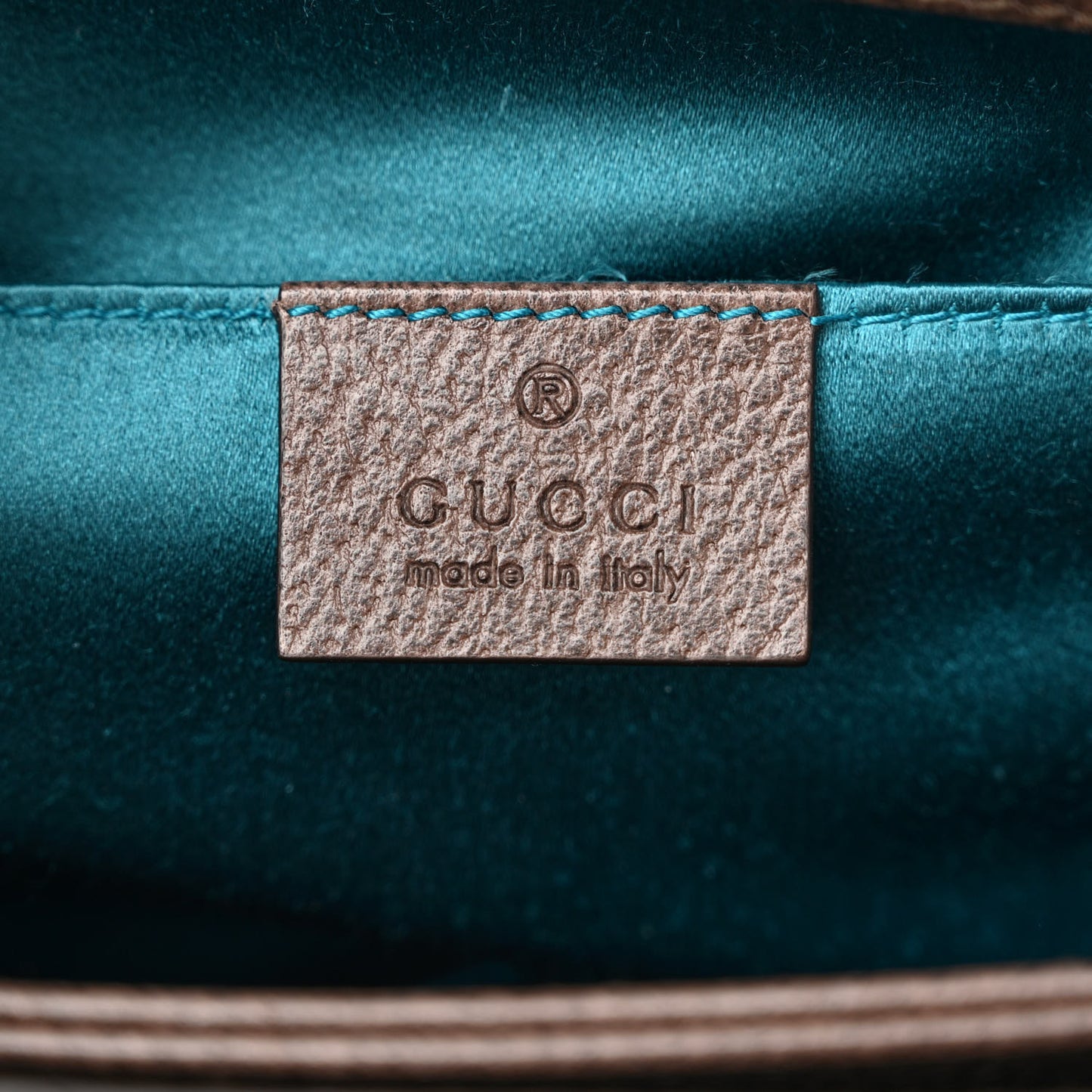 GG Supreme Monogram Web Small Ophidia Chain Shoulder Bag Brown