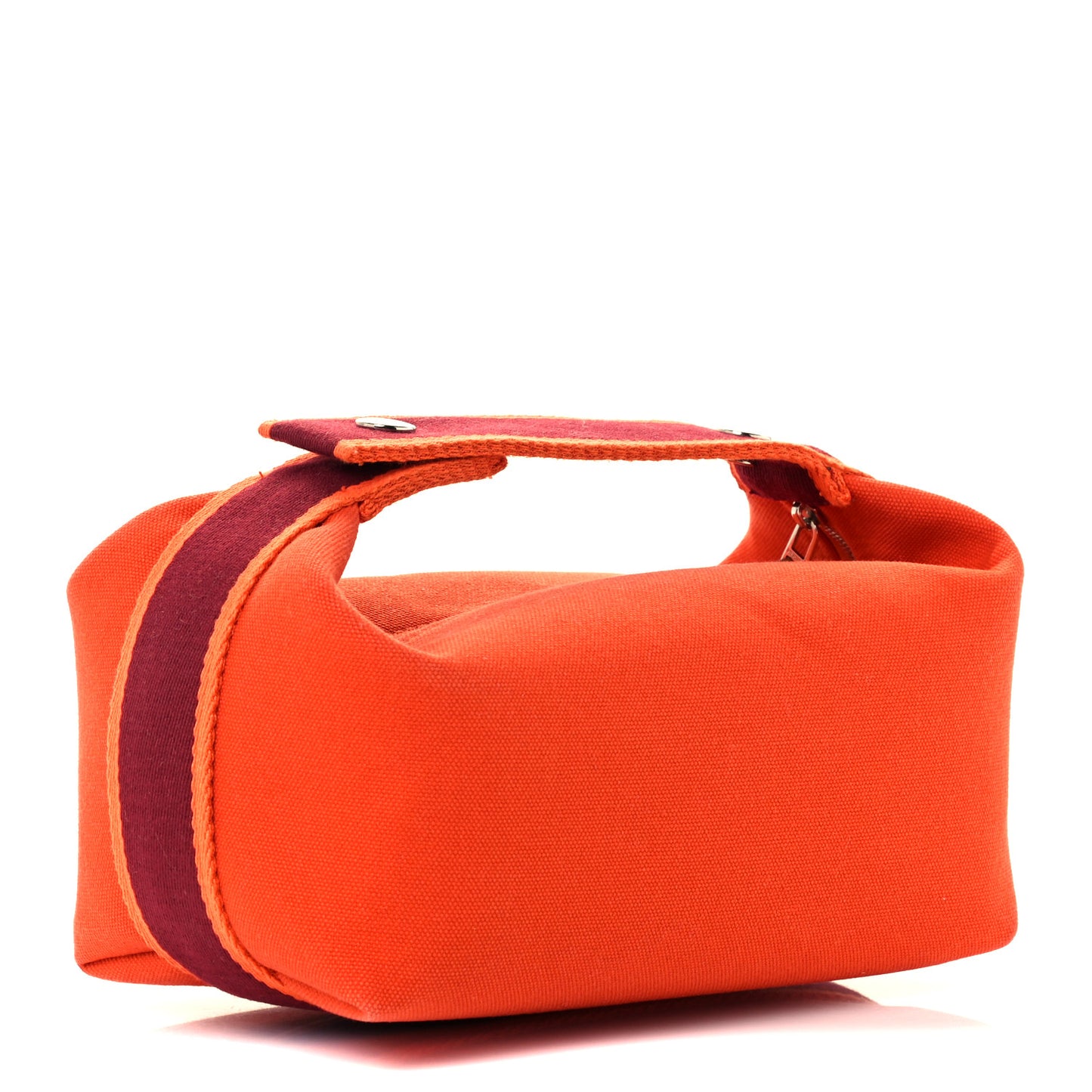 Canvas Small Bride-A-Brac Pouch Orange Burgundy