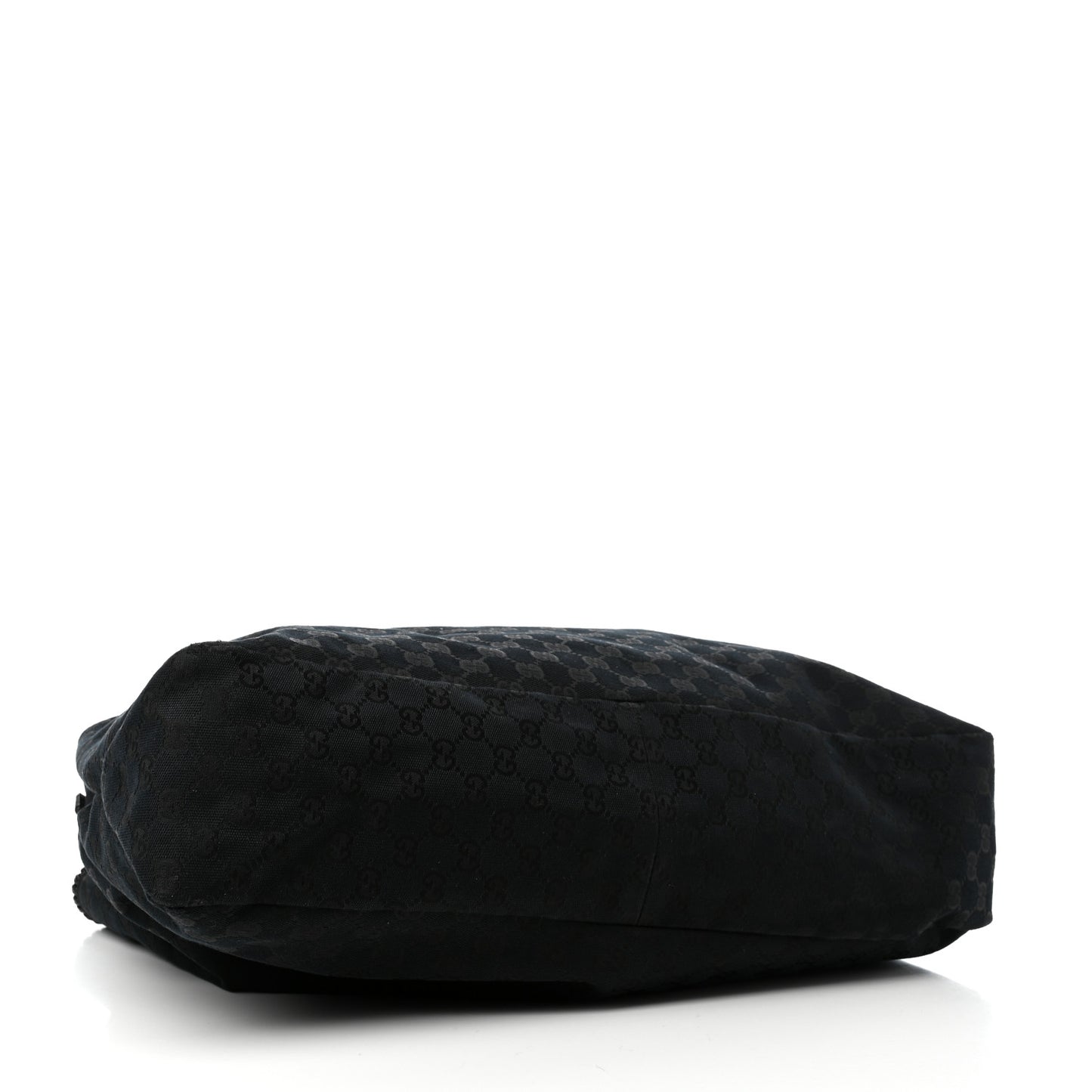 Monogram Large Horsebit Chain Hobo Black