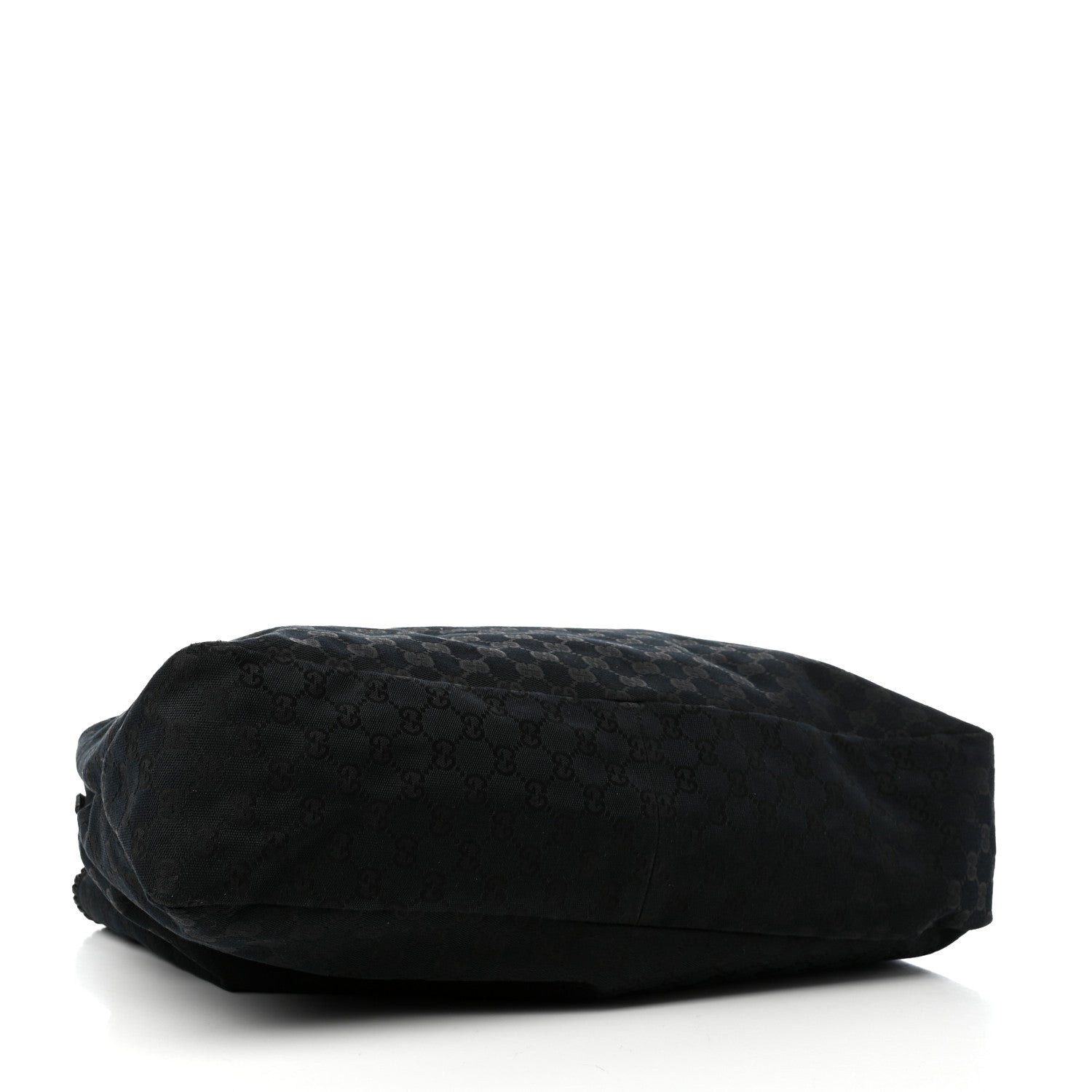 Gucci Monogram Large Horsebit Chain Hobo Black 4 of 10