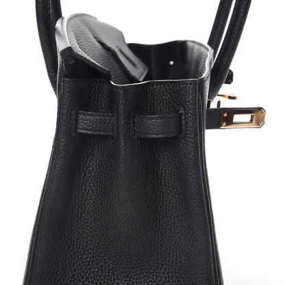 Hermes Togo Birkin 25 Black 11 of 37