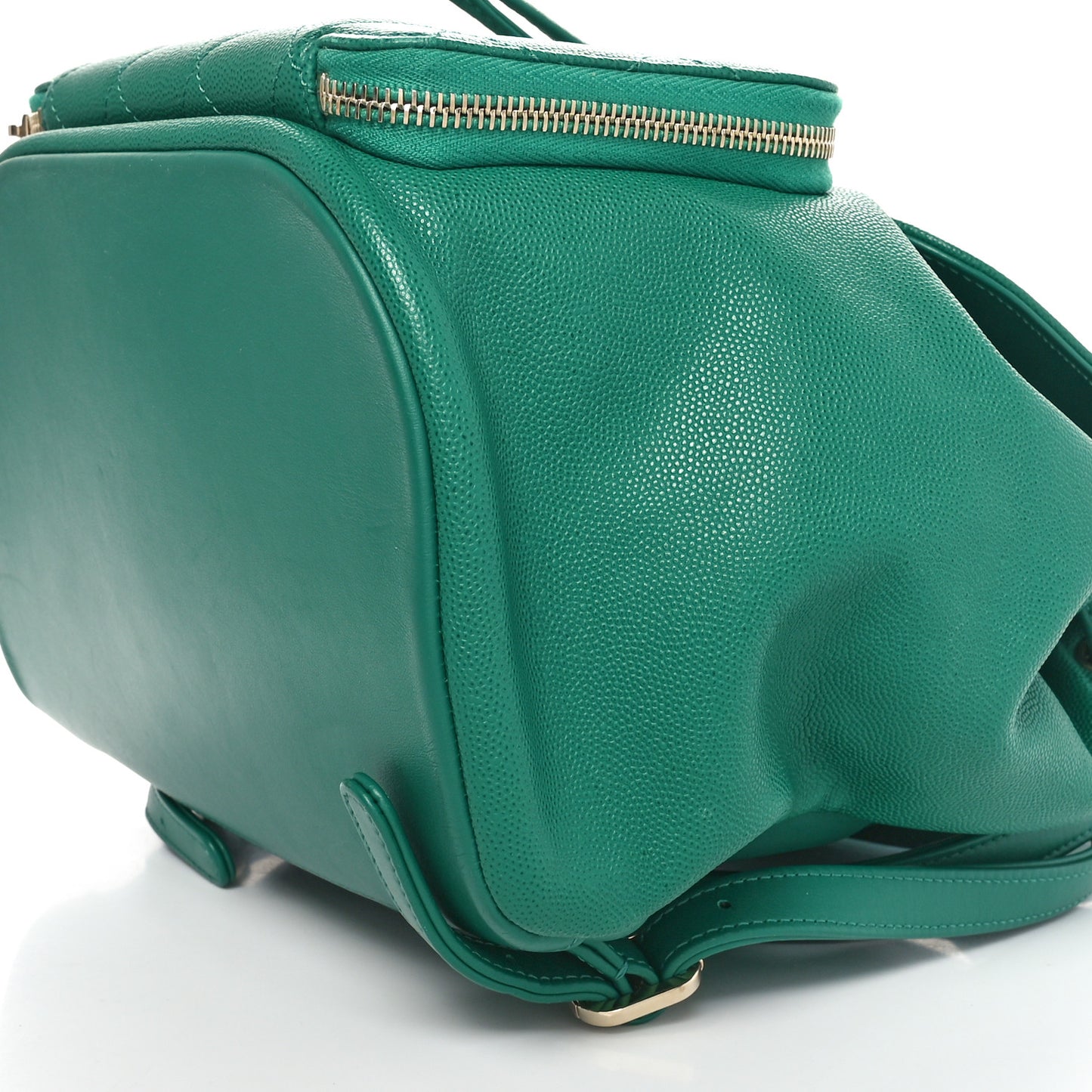 Caviar Quilted Business Affinity Backpack Green