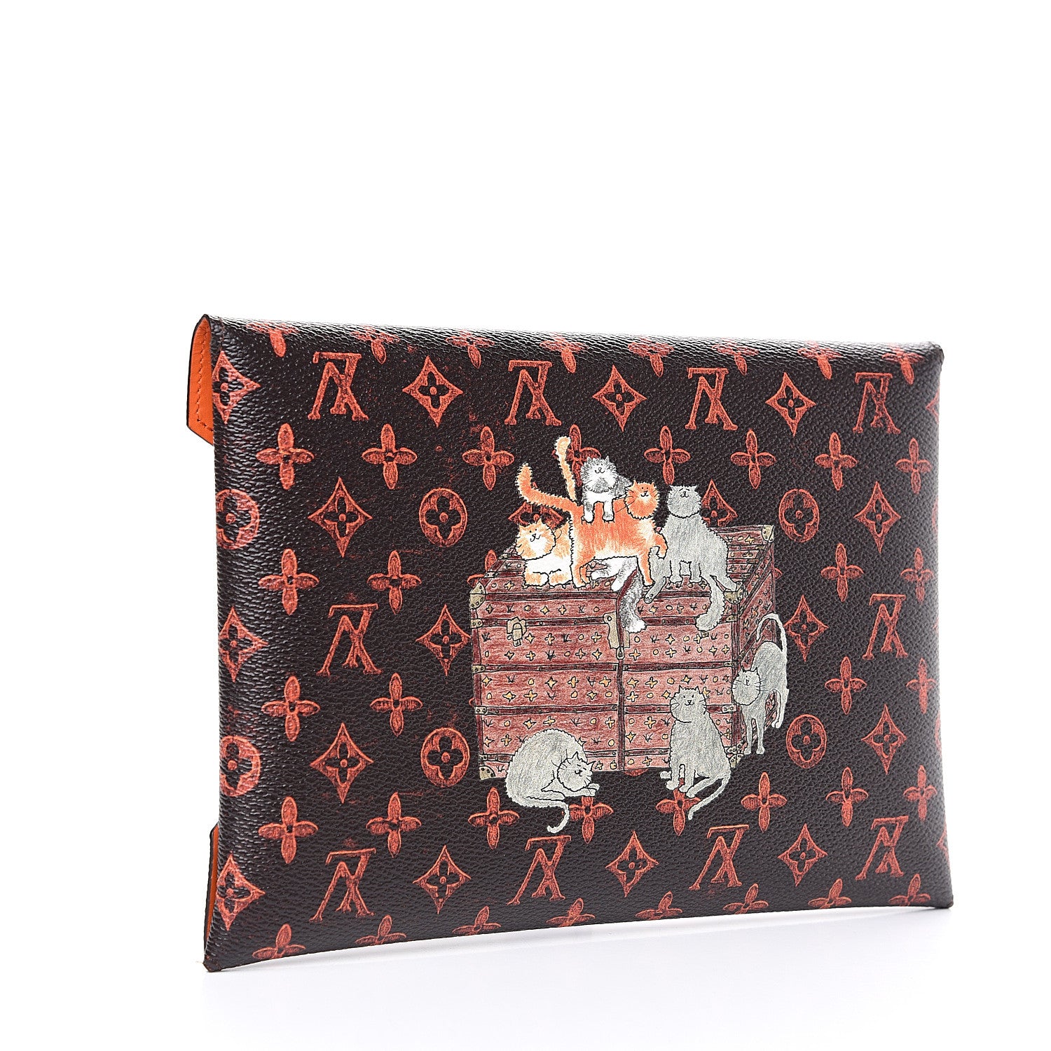 Louis Vuitton Catogram Large Kirigami Pochette Marron 2 of 7