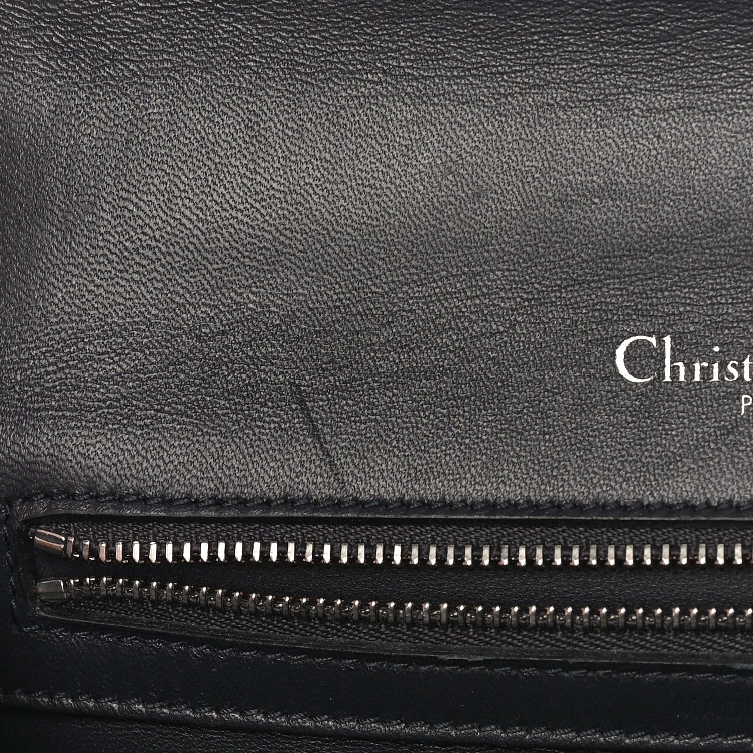 Christian Dior Metallic Patent Micro-Cannage Small Diorama Flap Bag Azur 10 of 17