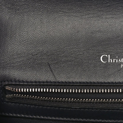 Christian Dior Metallic Patent Micro-Cannage Small Diorama Flap Bag Azur 10 of 17