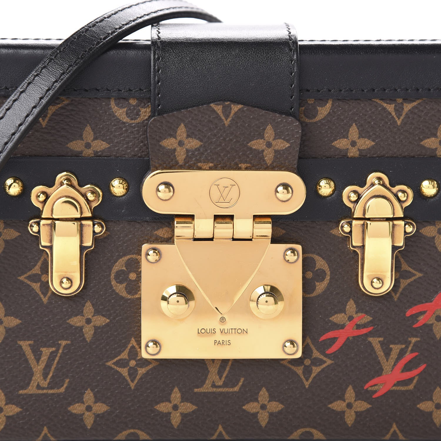 Louis Vuitton Monogram Petite Malle Black 9 of 9