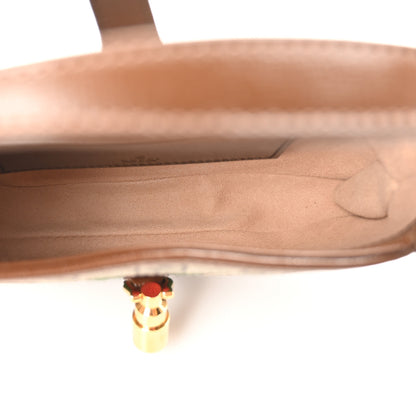 Gucci GG Supreme Monogram Azalea Calfskin Web Mini Jackie 1961 Hobo Beige Ebony Brown Sugar 5 of 10