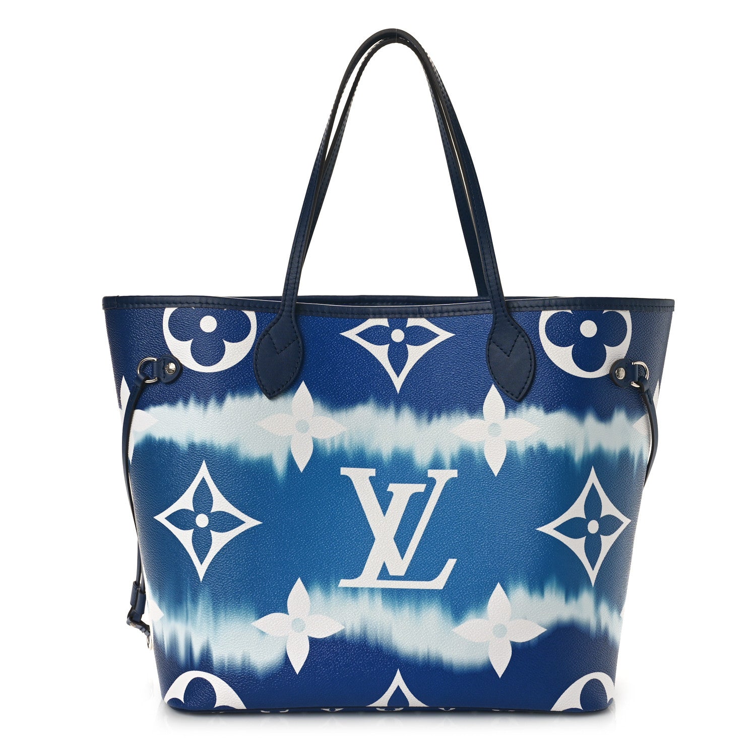 Louis Vuitton Monogram Escale Neverfull MM Blue 2 of 8