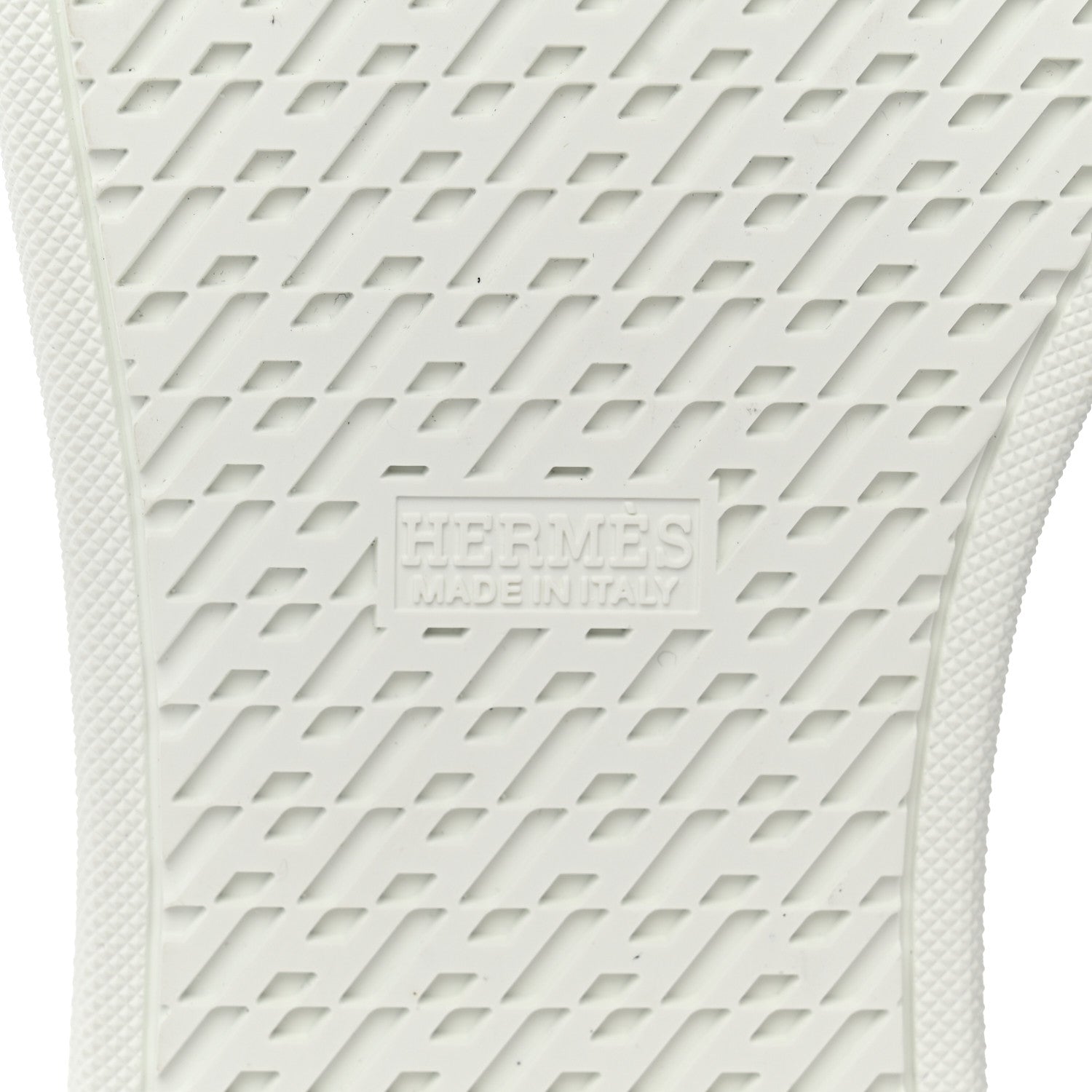 Hermes Nylon Mens Express High Top Sneaker 44 Gris Meyer White 7 of 10