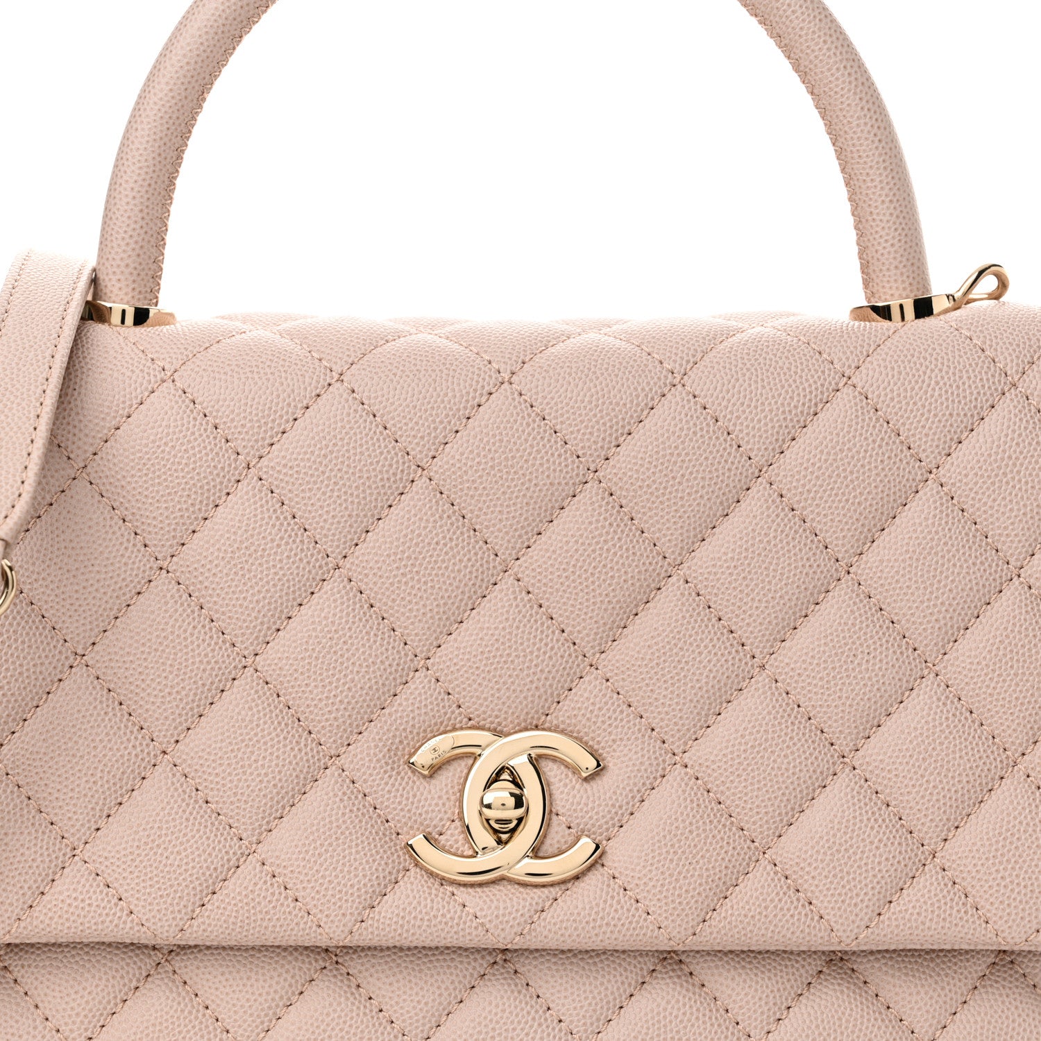 Chanel Caviar Quilted Small Coco Handle Flap Lilas Lilac 8 of 12