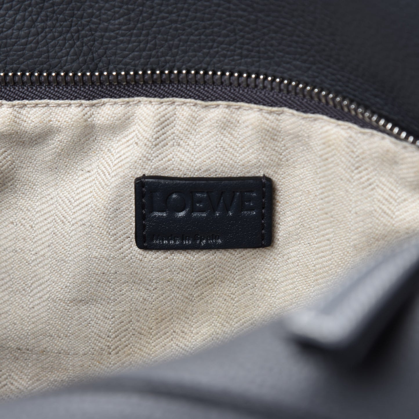 Calfskin Medium Puzzle Bag Grey