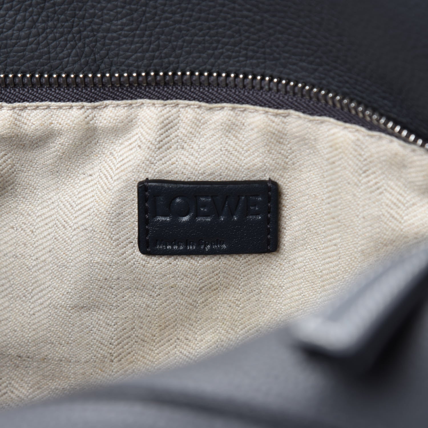 Loewe Calfskin Medium Puzzle Bag Grey 8 of 10