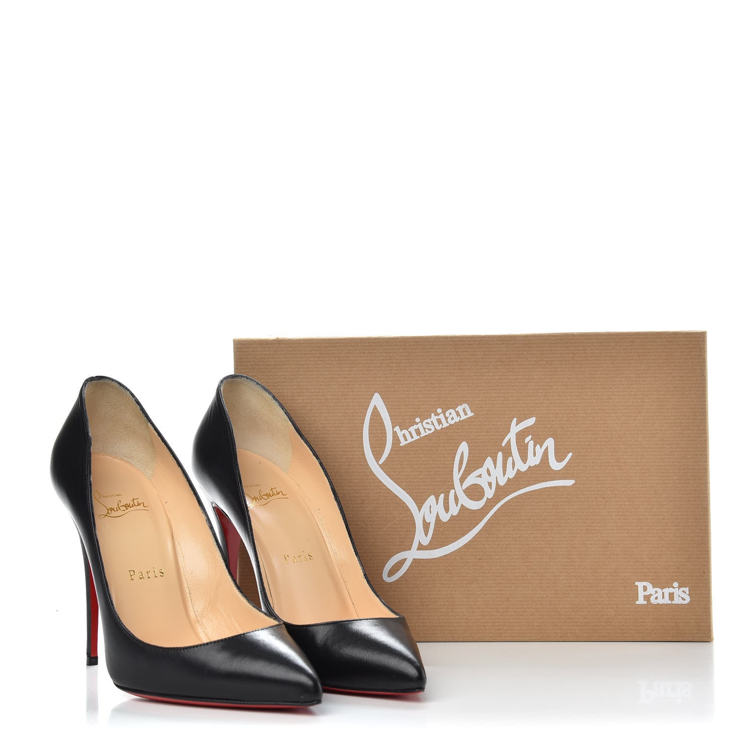 Christian Louboutin Shiny Nappa Pigalle Follies 100 Pumps 38 Black 10 of 10