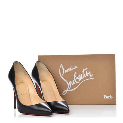 Christian Louboutin Shiny Nappa Pigalle Follies 100 Pumps 38 Black 10 of 10