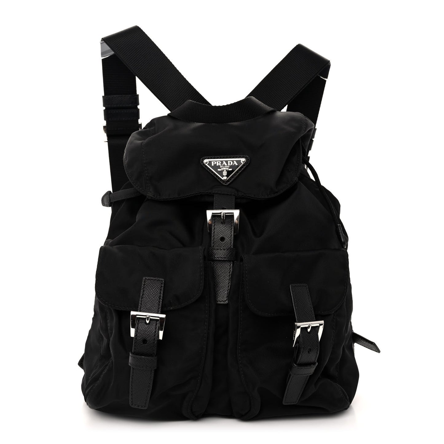 Tessuto Nylon Vela Small Backpack Black