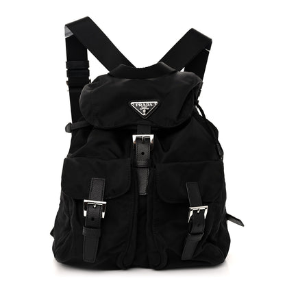 Prada Tessuto Nylon Vela Small Backpack Black 1 of 9