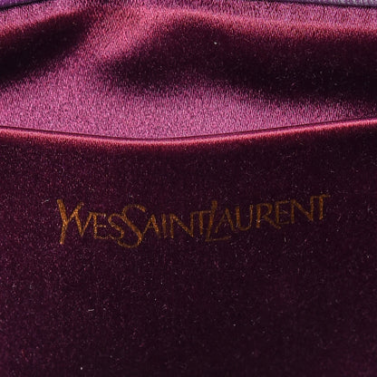 Saint Laurent Textured Calfskin Y Ligne Clutch Purple 8 of 11