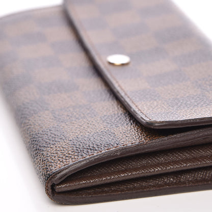 Louis Vuitton Damier Ebene Sarah Wallet 13 of 14